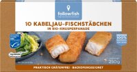 MSC 10 Kabeljau Fischst&auml;bchen in Panade, praktisch...